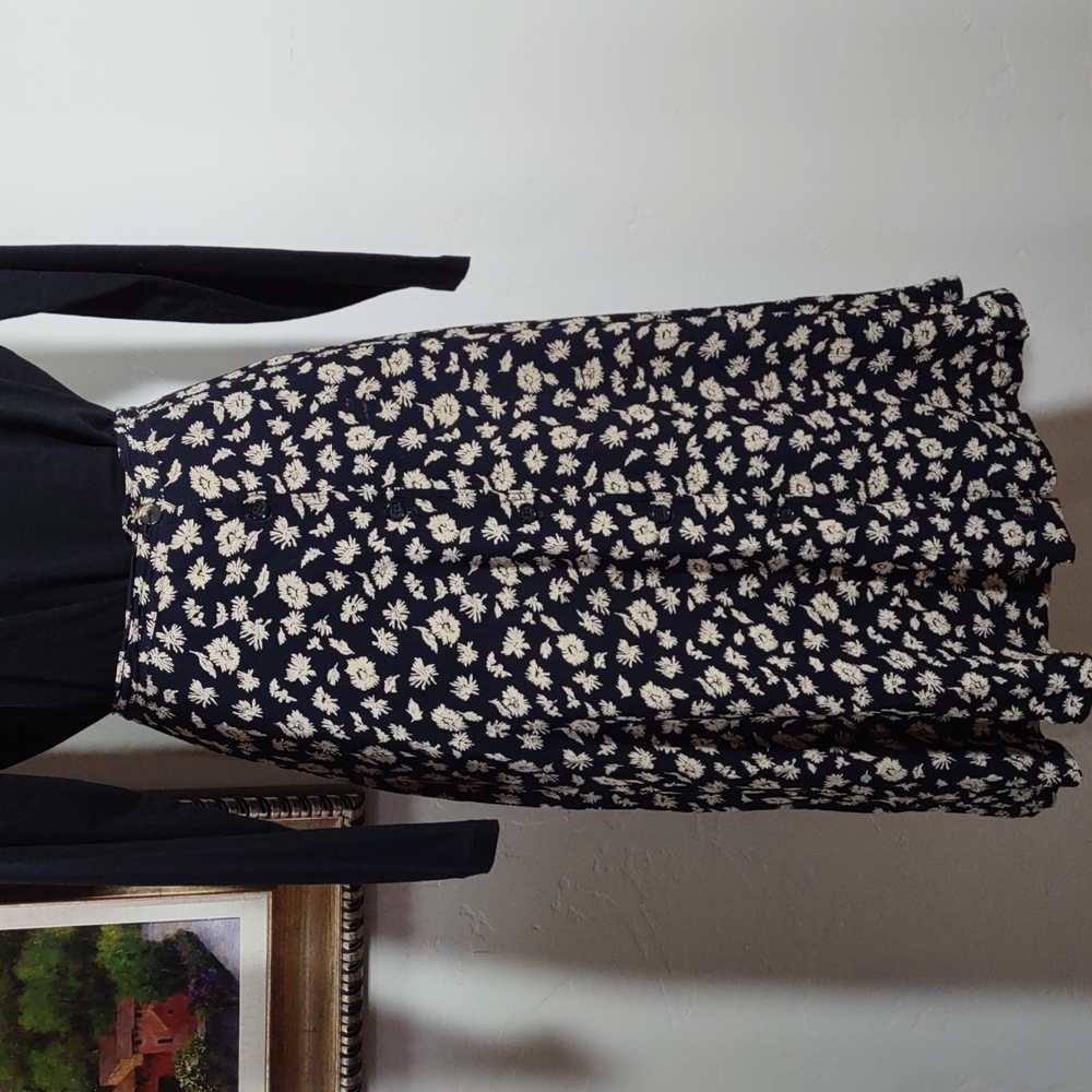 Vintage Anne Klein II Button Front Skirt